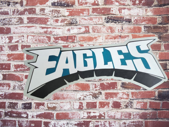 Wooden logo signs (size varies by style)