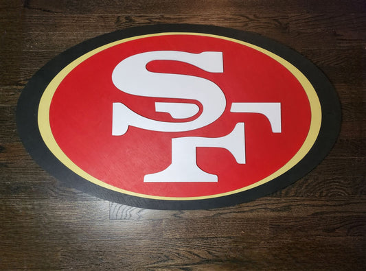 Wooden logo signs (size varies by style)