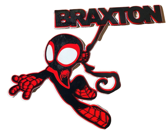 Personalized wall or door character hanger